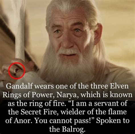 gandalf the ring of fire.